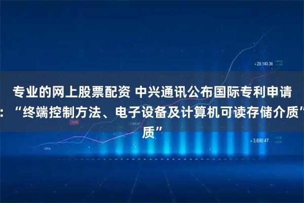 专业的网上股票配资 中兴通讯公布国际专利申请：“终端控制方法、电子设备及计算机可读存储介质”